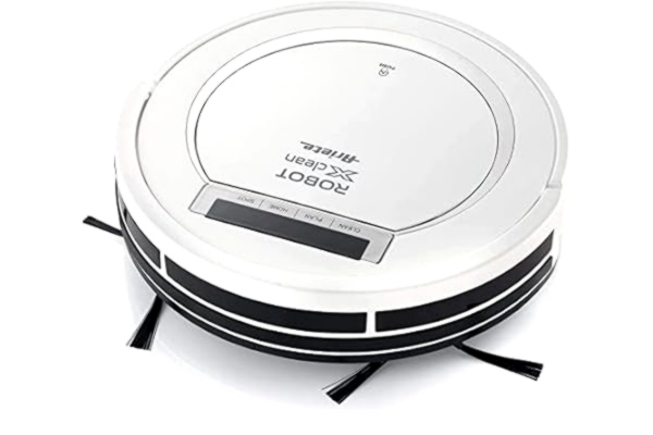 Ariete  Robot Xclean 2718/1, aspirateur avec télécommande, autonomie 1,5 h, 6 programmes automatiques, Retour à la Base de Charge, Blanc