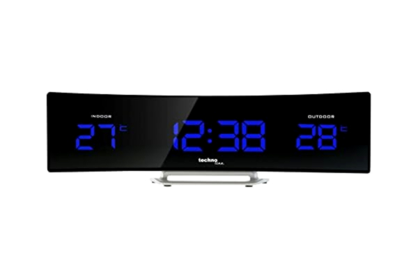 La Crosse Technology Technoline WS 6812 Nero stacja pogodowa, bateria CR2032, czarna, 253 x 40 x 71 mm (urządzenie), 49 x 38 x 113 mm (odbiornik)