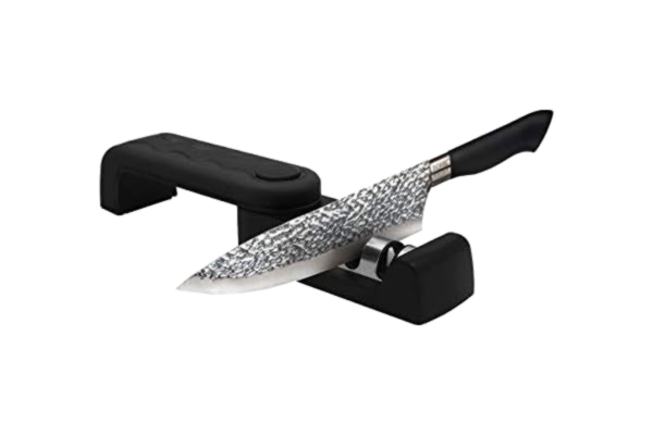 Dorre  Saga Knivslip Svart - Hopfällbar - 3 slipmoment för köksknivar