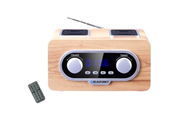 Blaupunkt  PP5.2CR radiopspelare bärbar radio retro FM/MP3/USB-port/AUX-ingång/batteridriven