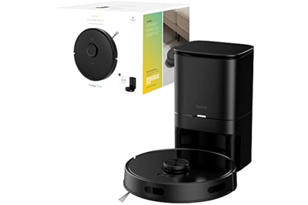 Hombli  Smart robotdammsugare med torkfunktion, utbytbart HEPA-filter | enkel laddning, 90 minuters batteritid | LiDAR navigeringsteknik | Kompatibel med Google, Alexa & Siri