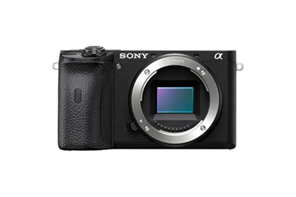 Sony  Alpha 6600 E-Mount systeemcamera, 24 megapixels, 4K video, hogere accuprestaties, opt. beeldstabilisatie, 0,02 sec. Real-time autofocus met 425 AF-punten, XGA OLED-zoeker, alleen behuizing zwart
