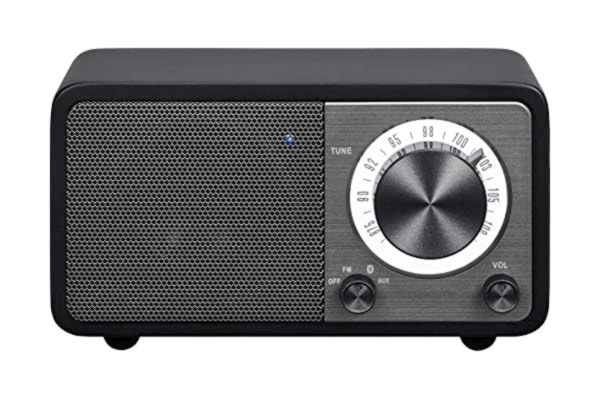 Sangean  WR-7 schwarz Radio, 7.5 x 11.7 x 6.7 cm, Svart
