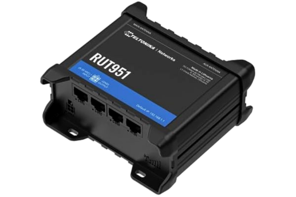 Teltonika  RUT951 (RUT951000000) wireless router - WWAN - 802.11b/g/n - 3G 4G - DIN rail mountable surface-mountable - Wireless router N Standard - 802.11n