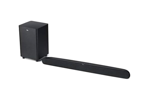 TCL  TS6110 Sound Bar for TV with Wireless Subwoofers, Bluetooth Soundbar (240 Watt, Dolby Audio, HDMI ARC, Wall Mountable, Remote Control, Three Sound Modes) , Black
