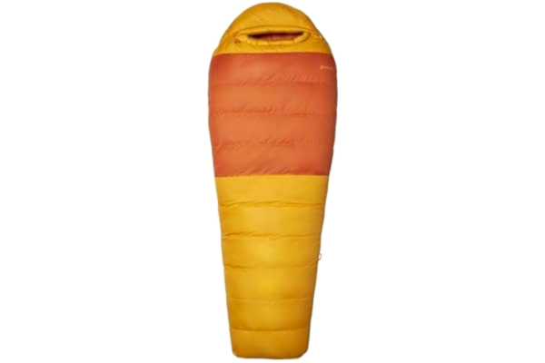 Marmot  Lost Coast 5 Long, Down vuxen mamma sovsäck, extra lång, 600+ ankdunfyllning, lätt och varm, packbar, 198 cm, lämplig ner till -40°
