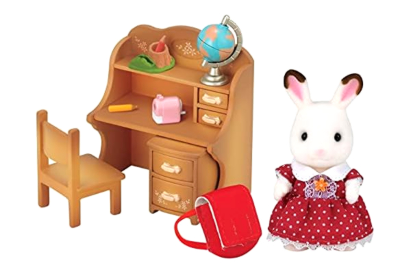 Sylvanian Families  5016 Set med syster Chokladkanin (Skrivbord)