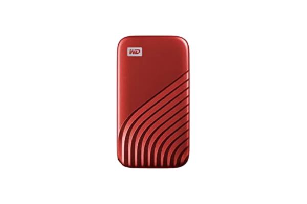 WD  1TB My Passport Portable SSD with NVMe Technology, USB-C, Read Speeds of up to 1050MB/s & Write Speeds of up to 1000MB/s. Works with PC, Xbox, PlayStation - Red