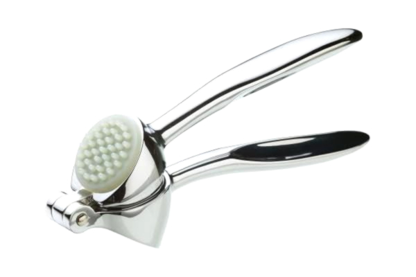 Kitchen Craft KitchenCraft MasterClass kraftig vitlökspressar, silver (metall), 10 års garanti