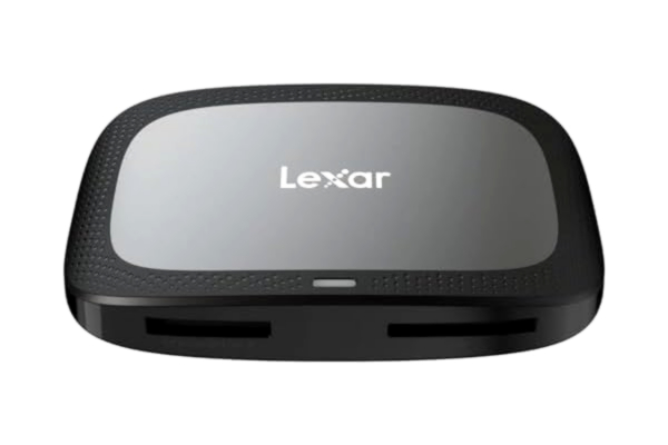 Lexar  Professional CFexpress typ A/SD USB 3.2 Gen 2-läsare, designad för CFexpress typ A och SD UHS-II-kort, höghastighets USB 10 Gbps överföringshastigheter (LRW530U-RNBNG), svart
