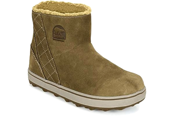 Sorel  Women's Glacy Short WP Winter Boots, Brown Delta Autumn Bronze, 10 UK