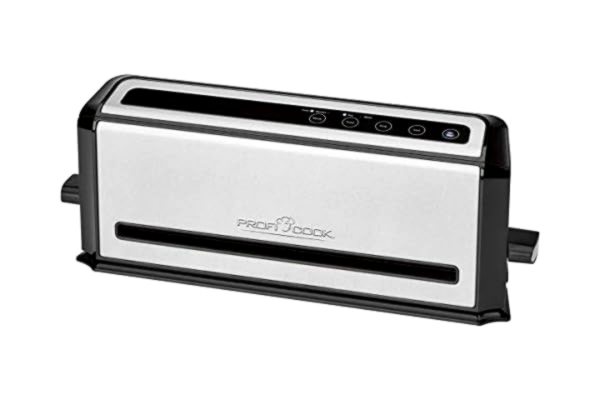 ProfiCook  PC-VK 1133 vakuumförpackare i rostfritt stål, maten förblir vakuumpackad upp till 8 gånger längre, elektronisk sensor touch-kontrollpanel, laminator