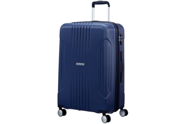American Tourister  Tracklite Spinner koffer, blauw (dark navy), M (67 cm - 82 L), Koffer