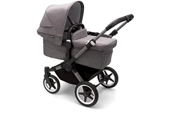 Bugaboo  Donkey 5 Mono Complete Klapvogn Graphite/Grey Melange Mono Complete Stroller Graphite/Grey mélange-Grey mélange