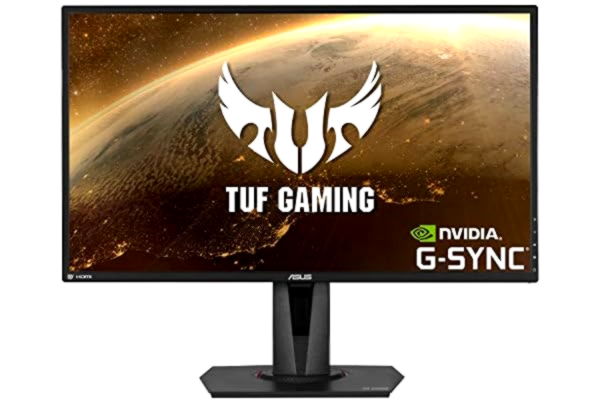 Asus ASUS TUF Gaming VG27AQ HDR Gaming Monitor - 27 Inch WQHD (2560 x 1440), IPS, 155Hz*, ELMB Sync, G-SYNC Compatible, Adaptive-sync, 1 ms (MPRT), HDR10, Black