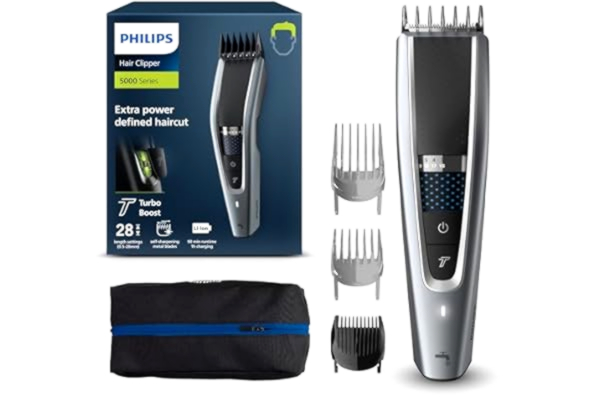 Philips  Hair Clipper Series 5000 med Trim-n-Flow-Pro-teknik (modell HC5630/15)