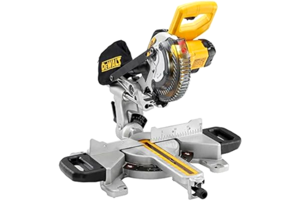 Dewalt DEWALT DCS365N-XJ XR 184 mm Mitre Saw with XPS-Bare Unit, 590 W, 18 V, Yellow