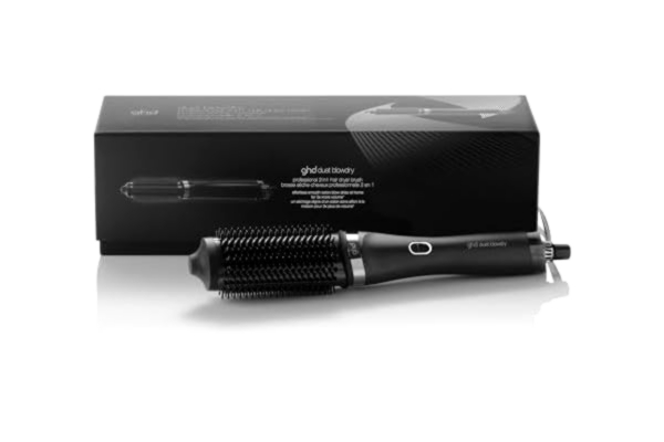 GHD ghd Duet Blowdry - Hårtorkborste - Våt till torr utan värmeskador, 3 gånger mer volym, långvarigt resultat i 24 timmar, frissfri torkning, 50% mer glans, svart