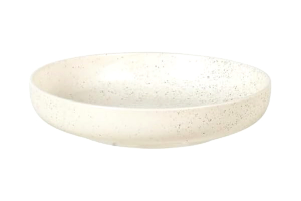Broste Copenhagen  Nordisk vaniljskål stengods créme, mått: 22,5 cm x 4,8 cm, 14533430