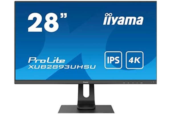 Iiyama iiyama Prolite XUB2893UHSU-B1 Écran LED 4K UHD (HDMI, DisplayPort, 2 x USB 3.0, 2 x USB 2.0) Ultra Fin, Hauteur réglable, Pivot, Noir 71 cm (28")