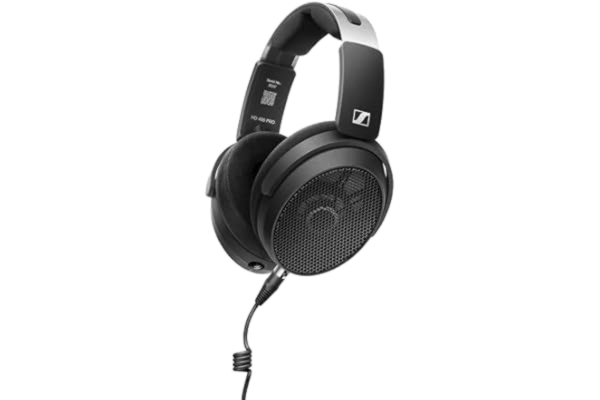 Sennheiser  Sennheiser HD 490 PRO Open Studio Monitor Hörlurar 700286 med kära VR Mix-SE trådbunden tysk design öppen typ 2 par unika öronkuddar för musikproduktion och blandning avtagbar kabel