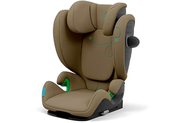 Cybex CYBEX Gold Kinder-Autositz Solution G i-Fix, Für Autos mit und ohne ISOFIX, Ab ca. 3 bis 12 Jahre (100-150 cm), Ab ca. 15 bis 50 kg, Classic Beige