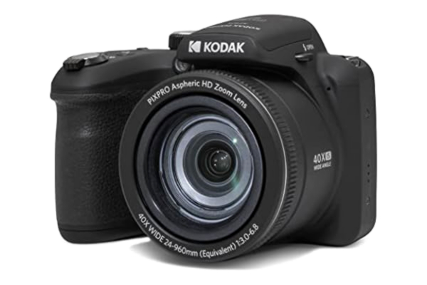 Kodak  Astro Zoom AZ405, 20,68 MP, 5184 x 3888 pixel, BSI CMOS, 40x, Fuld HD, Sort