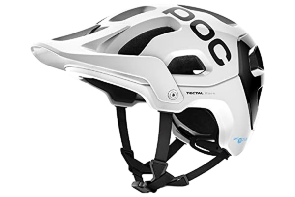 POC  Unisex's Tectal Race SPIN Cycling Helmet, Hydrogen White/Uranium Black, XL-XXL (59-62cm)