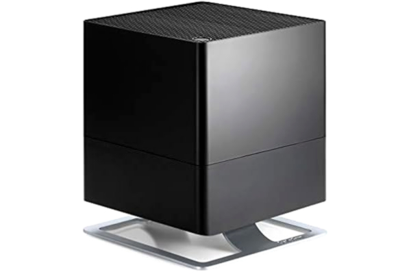 Stadler Form  Humidifier Oskar, Energy-Saving Humidifier for Rooms up to 50 m², Evaporator with Automatic Switch-off, Dimmable LEDs, Very Quiet, Black