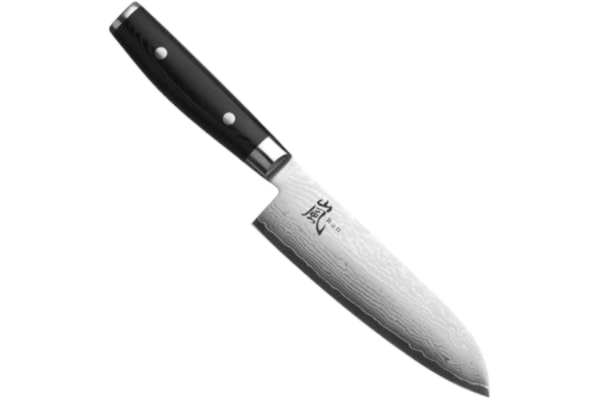 Yaxell  Santoku Kockkniv, Rostfritt Stål, Svart, Silver, 6.5"