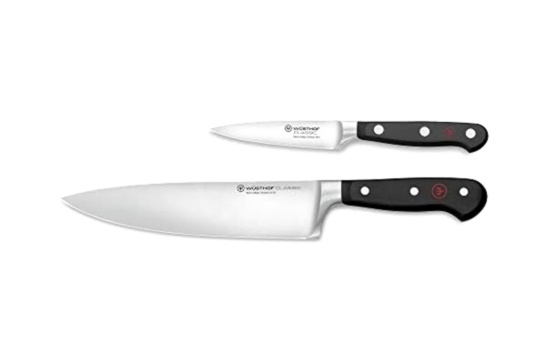 Wüsthof WÜSTHOF Classic knivsats med 2 knivar, svart, silver