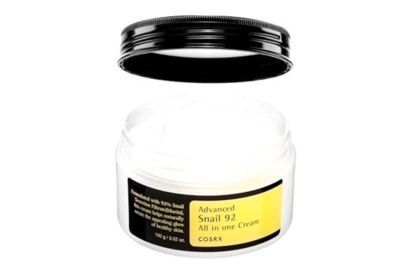 COSRX  Advanced Snail 92% All in One Cream | snigelslim-kräm med hyaluron | Anti-finnar anti-rynk ansiktskräm | för torr och känslig hud | Korean Skincare