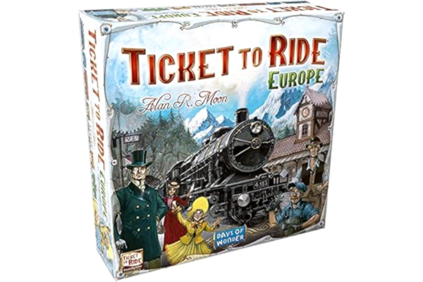 Days of Wonder Ticket to Ride Europe | Brädspel För Vuxna och Familjen | Svenska | Danska | Norska | Finska | Ålder 8+ | För 2 till 5 spelare | Speltid 30-60 Minuter | Days of Wonder