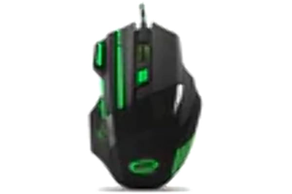 Esperanza  IT Accesories - Esperanza EGM201G WLANRED 7D optisk spelmus USB MX201 – varg – grön