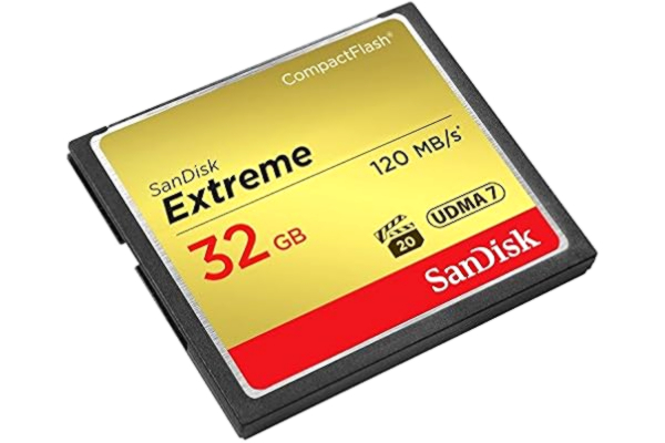 SanDisk  SDCFXSB-032G-G46 Extreme UDMA7 Kompakt Flash-kort (32 GB), Svart