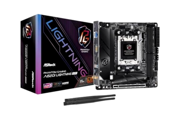 ASRock  A620I LIGHTNING WIFI Emolevy - AMD A620 - AMD AM5 socket - DDR5 RAM - Mini-ITX