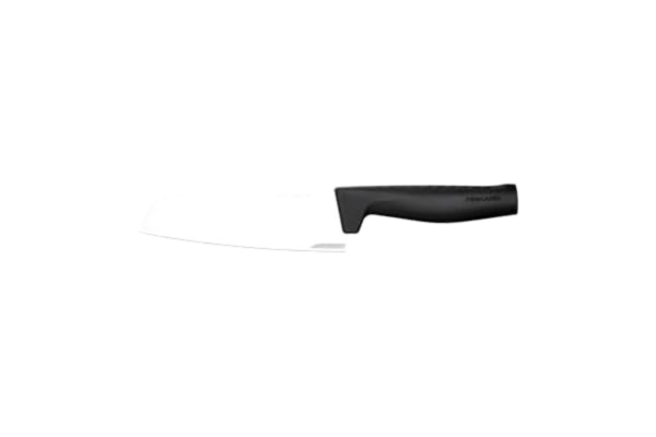 Fiskars  Santoku-kniv, Hard Edge, Elegant design, Totallängd: 29,1 cm, Rostfritt stål/plast, 1051761