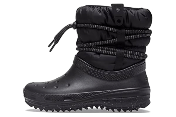 Crocs  Classic Neo Puff Luxe Boot - Black - Unisex - W6 - Partioaitta