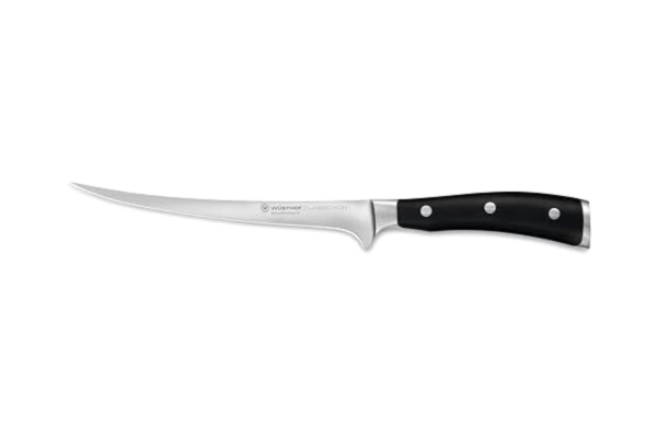 Wüsthof WÜSTHOF Classic Ikon filékniv 18 cm, svart
