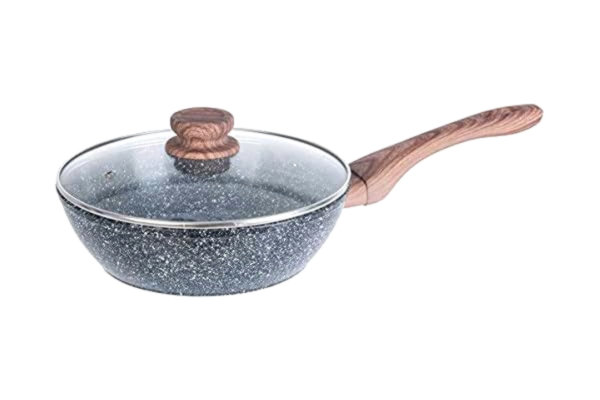 KING Hoff WOK GRANITOWY 28cm GRANIT WOOD KINGHOFF KH-1584