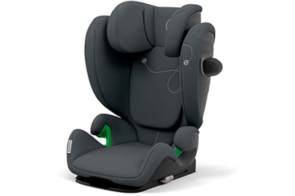 Cybex  Gold Solution G i-Fix kinderautostoeltje, voor auto's met en zonder ISOFIX, van ca. 3 tot 12 jaar (100-150 cm), van ca. 15 tot 50 kg, granietzwart