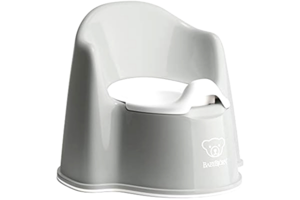 BabyBjörn  Pottstol, Grå/Vit
