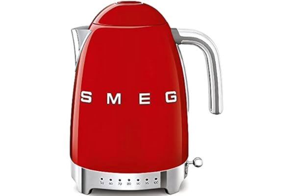 SMEG Smeg Vannkoker med Justerbar Temperatur Rød