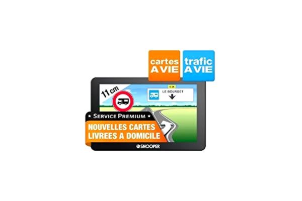 Snooper  CC 2400 GPS Eléments Dédiés à la Navigation Embarquée Europe Fixe, 16:9