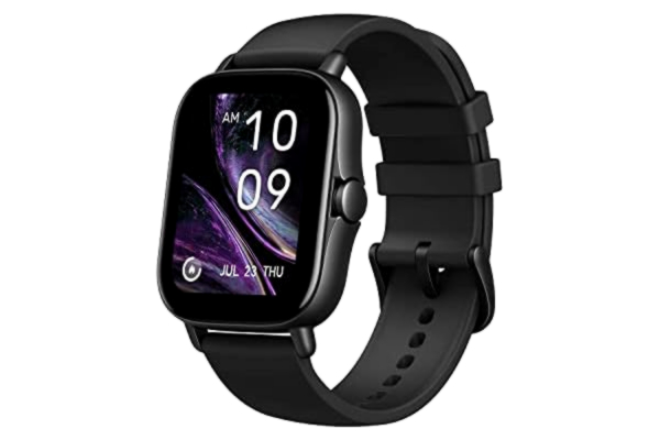 Amazfit  GTS 2e Montre Connectée Homme avec GPS/GLONASS, 1.65" Écran AMOLED, SpO2, 90+ Modes Sportifs, Alexa, 50+ Candrans Smartwatch pour Android/iphone(Noir)