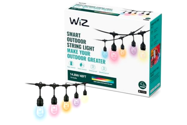 WiZ  Smart Fairy Lights inställbar vit och färg, dimbar, 16 miljoner färger, smart kontroll via app/röst via WiFi