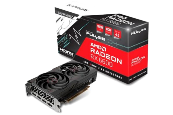 Sapphire PULSE AMD RADEON RX 6600 GAMING 8GB GDDR6 HDMI