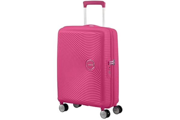 American Tourister AMERICAN TOURISTER Soundbox Uitbreidbare bagagespinner met de hand, Roze (Magenta), S (55 cm - 41 L), Spinner S (55 cm - 41 l)