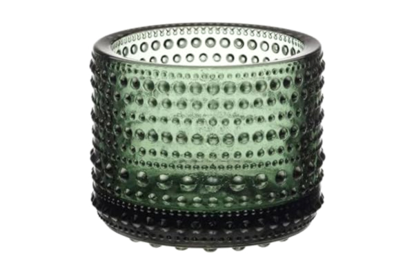 Iittala  vindljus, glas, silver, 3