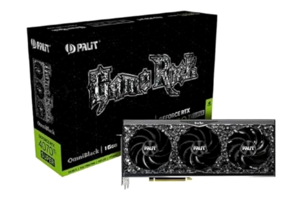 Palit  GeForce RTX 4070 Ti OmniBlack - 16GB GDDR6X RAM - Grafikkort